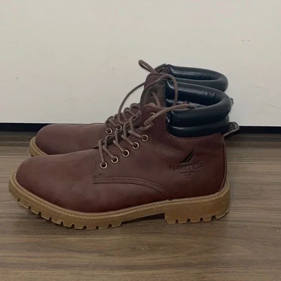 Nautica | Shoes | Nautica Boots Mens 9 One Time Worn Brown 